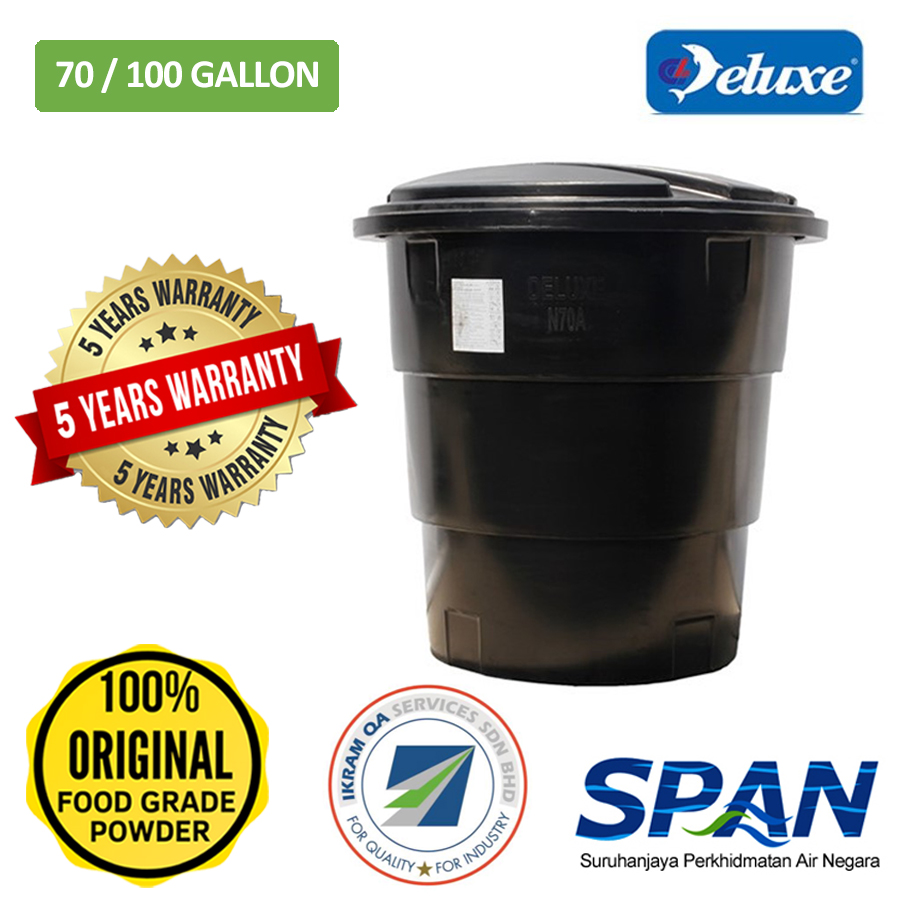 70/100 Gallon Deluxe Polyethylene Round (Slim & Tall) type Water
